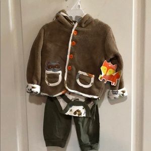 Little beginnings 3 piece baby outfit